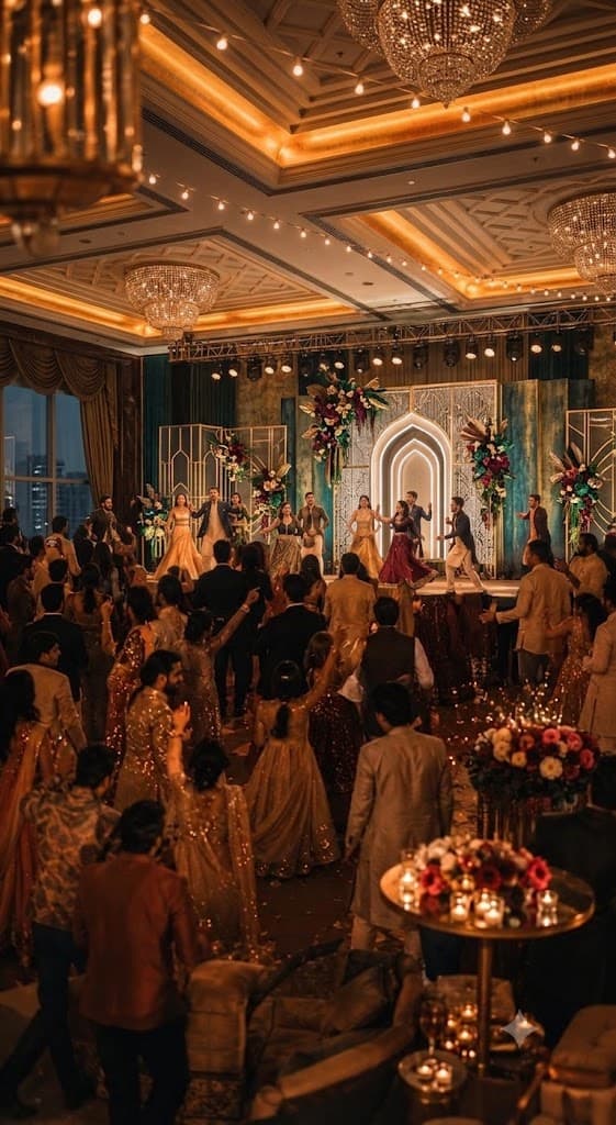 Sangeet/Cocktail décor